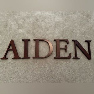 Pottery Barn Wood Wall Letters